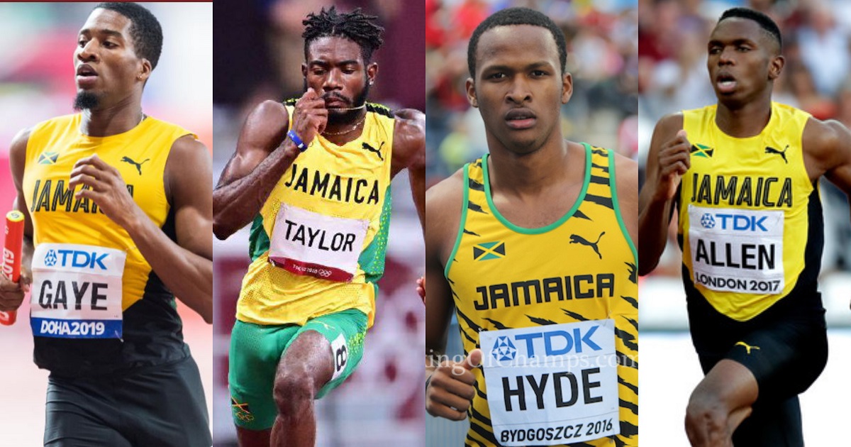 Jamaica 6th in men's 4X400m relay