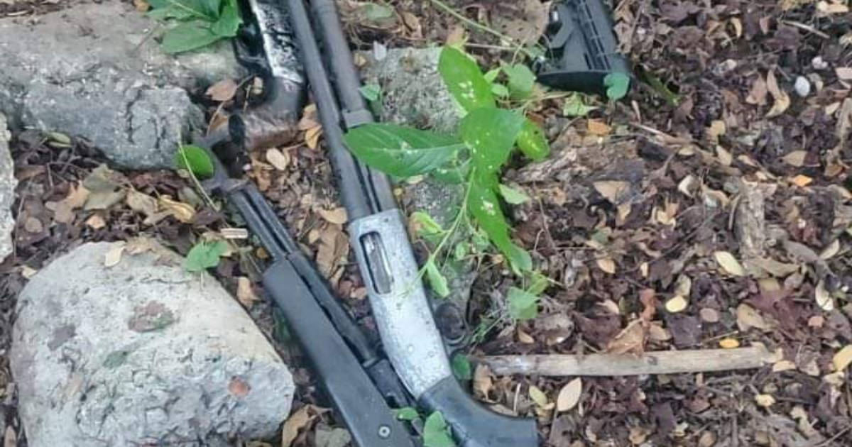 M16 rifles seized in Central Village St Catherine